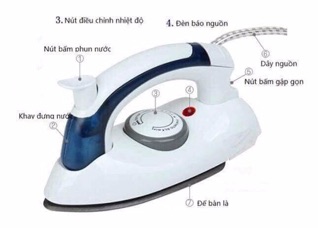 Bàn ủi hơi nước mini