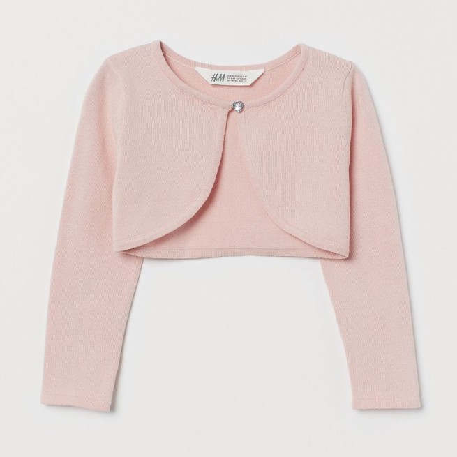 Áo khoác len lửng HM bé gái