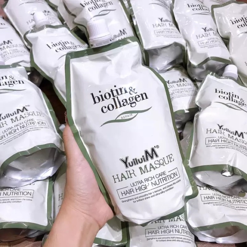 KEM HẤP DẦU BIOTIN&COLLAGEN SIÊU MỀM MƯỢT TÓC 500ML