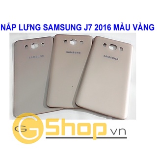 Nắp lưng samsung j7 2016 màu vàng