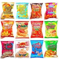 Combo 20 Gói 8g BIM BIM Oishi Snack Phô-Mát Miếng phomat