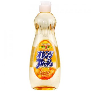 Chai nước rửa bát chén hương cam 600ml Rocket (Hàng nội địa Nhật)