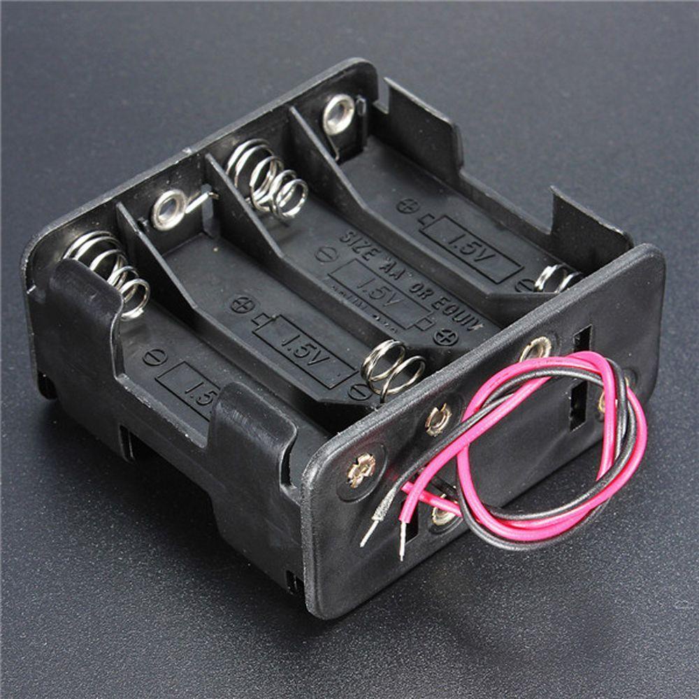 Giá Đỡ Pin Hai Lớp Bằng Nhựa 8 Pin AA Có Thể Sạc Lại Tiện Dụng