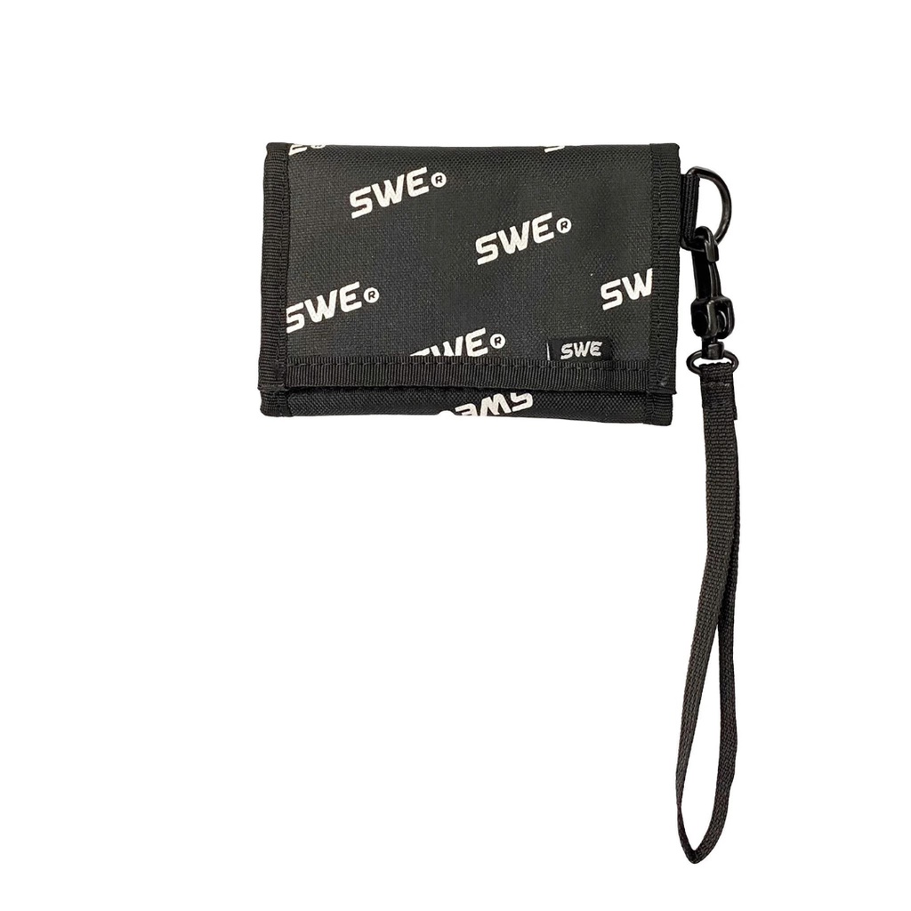 Ví nam nữ unisex SWE ALLOVER LOGO WALLET phụ kiện thời trang nhỏ gọn tiện lợi