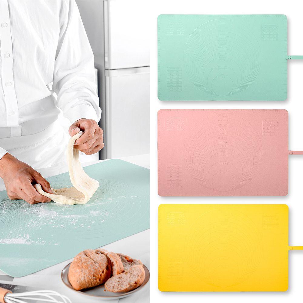 YOLA Thảm Nướng Bánh Bằng Silicone Chống Dính Cỡ Lớn Kèm Thước Đo