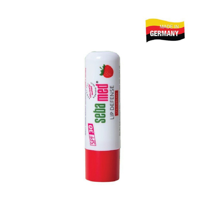 [CHÍNH HÃNG] Sebamed Son Dưỡng Ẩm Cho Môi Hương Dâu Sensitive Skin Lip Defense Strawberry 4.8g