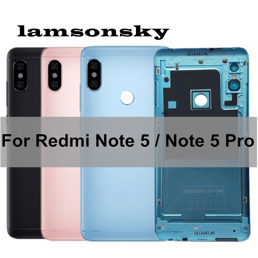 Nắp lưng kim loại Nắp đậy pin Xiaomi Redmi Note 5 / 5 pro chính hãng