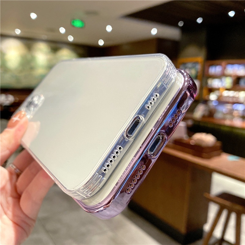 Ốp điện thoại bằng kính cường lực trong mờ thích hợp cho iphone 11 pro max xr xs xs max