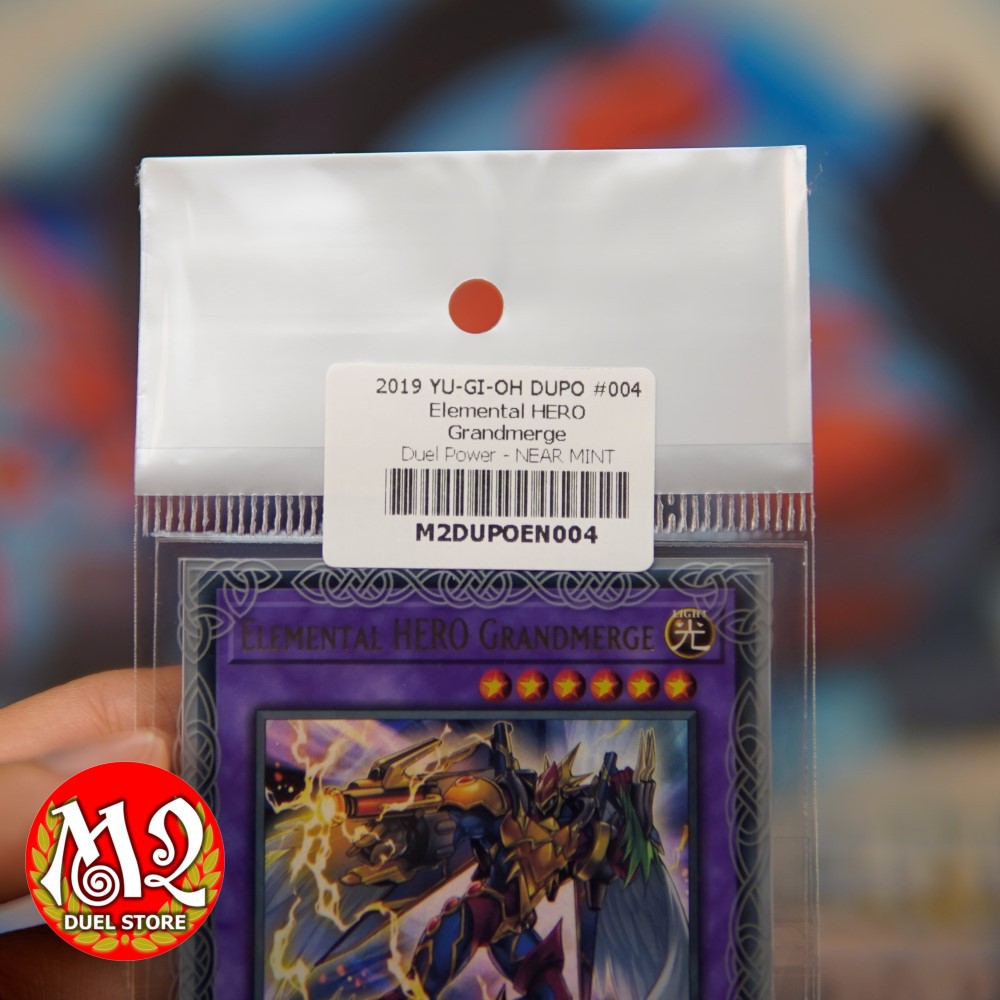 Thẻ bài đồ chơi Yugioh DUPO-EN004  - Elemental HERO Grandmerge – Ultra Rare -Bảo quản M2SCCQ-LITE