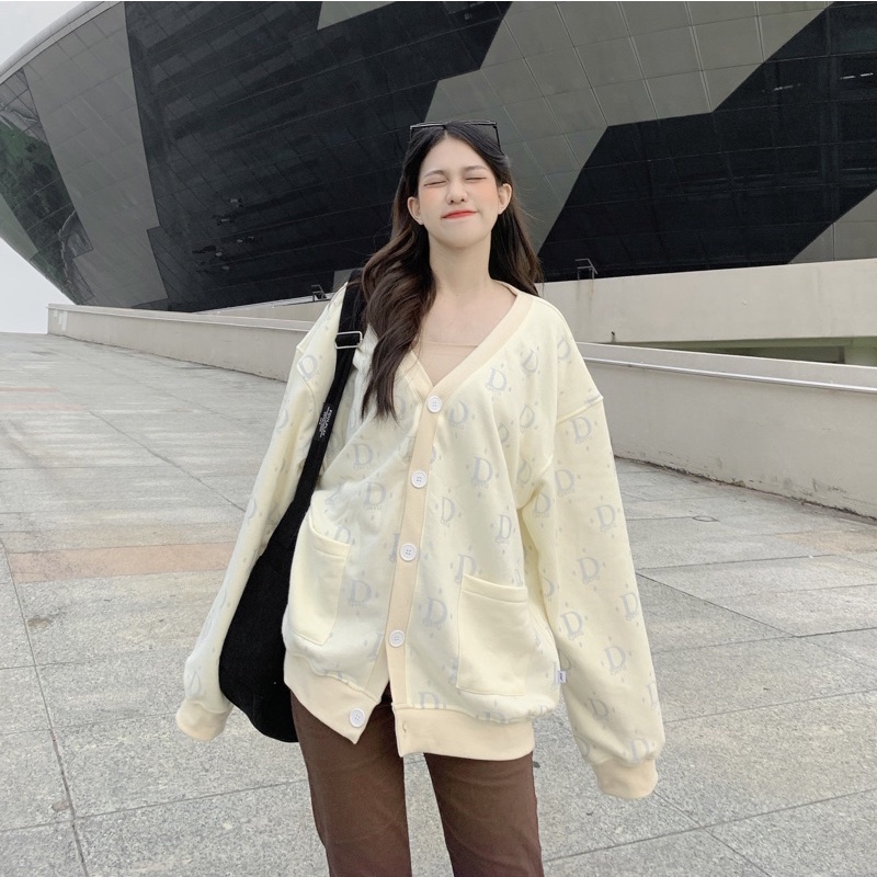 Áo khoác cardigan DEJAVU.196 Monogram