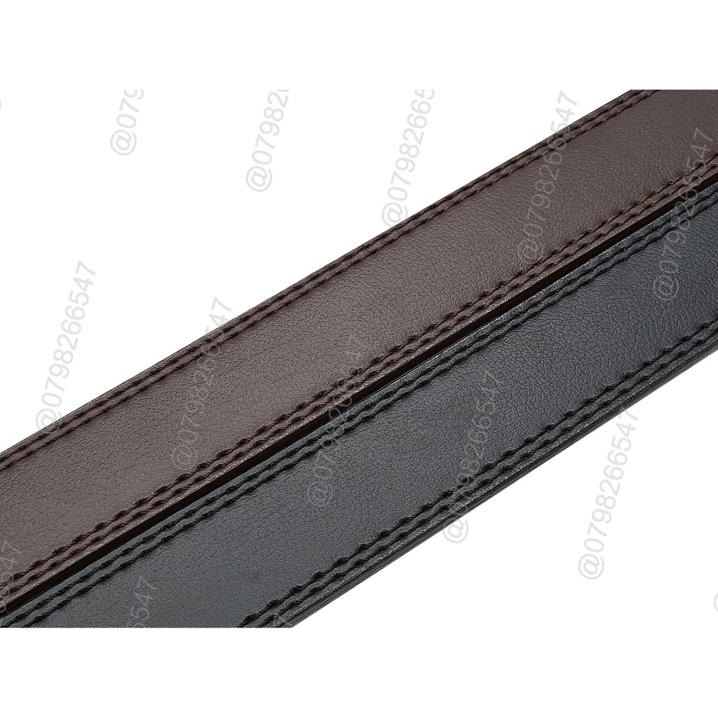 Thắt lưng nam cao cấp giả da DHM-176 | Khóa kim màu đồng sang trọng | Bảo hành 12 tháng