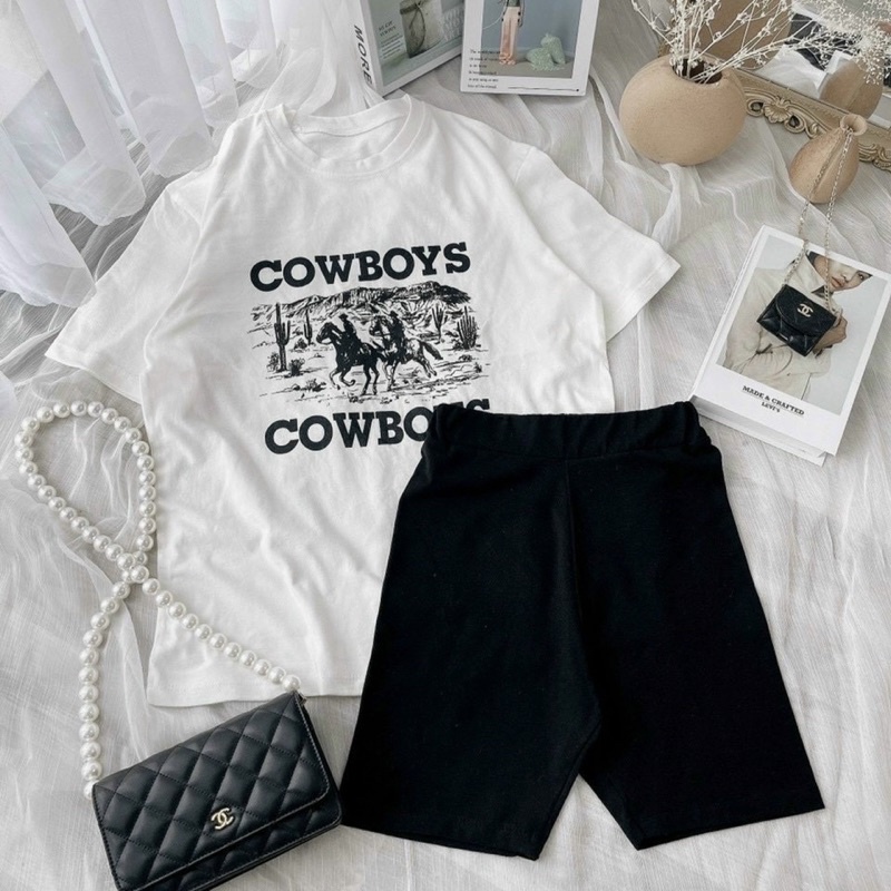 🦋Sét Áo COWBOYS Và Quần Legging🦋