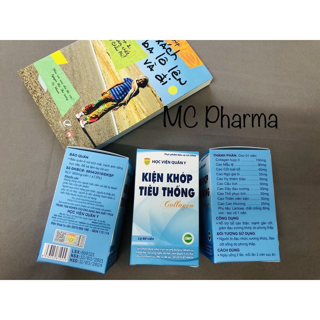 {Chính Hãng} Kiện khớp tiêu thống Học viện quân y {Tăng cường chức năng khớp và hỗ trợ cho người bị đau xương khớp}