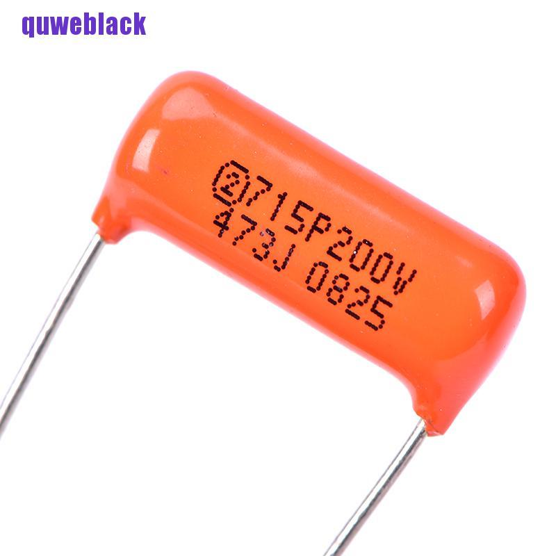 1 Tụ Điện Pickup Guitar Điện 0.047uf 473j Lyg Màu Đen