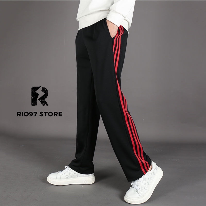 Quần Thể Thao 3 Sọc Cho Cả Nam Và Nữ Chất Vải Polyester Cao Cấp Form Chuẩn RIO97 STORE