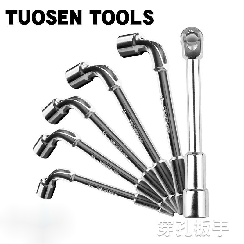 Cờ Lê Vặn Đai Ốc Hai Đầu Chữ L Đầu Lục Giác Uốn Cong Sửa Chữa Ô Tô