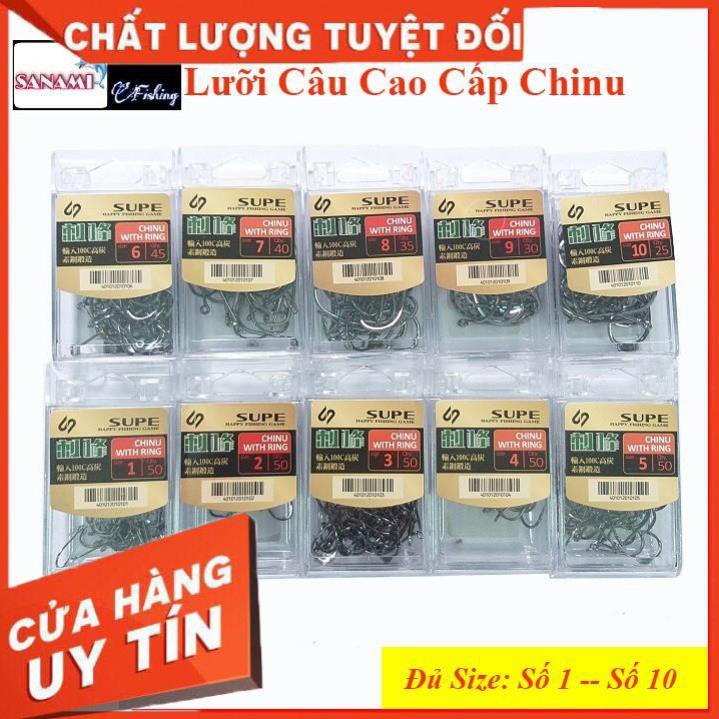 [Hàng Nhật] Lưỡi Câu Cá Chinu Super Nhật Có Ngạnh Siêu Bền, Cực Sắc Bén - Sanami Fishing hàng sịn