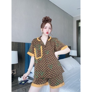 Bộ Đùi Lụa Mango Siêu Xinh- Mẫu mặc sp thật nha