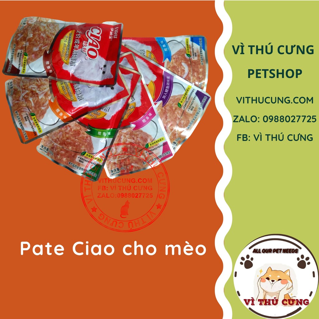 Pate CIAO 60g cho mèo