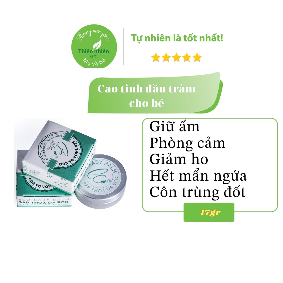 Sáp Thoa Da Thảo Dược Eco - Chống Nẻ, Giảm Chàm Ngứa, Dị Ứng, Hăm Tã