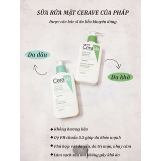 Sữa rửa mặt dịu nhẹ Cerave Cleanser - 355ml