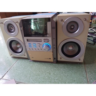 Bộ dàn mini Panasonic PM700 bãi nguyên bản, nghe tốt, mặt gương đẹp
