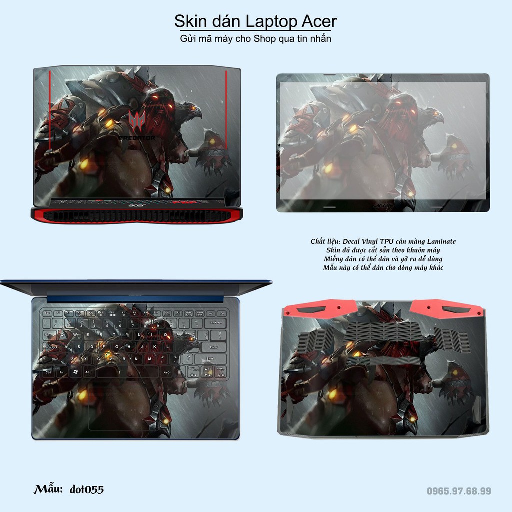 Skin dán Laptop Acer in hình Dota 2 _nhiều mẫu 9 (inbox mã máy cho Shop)