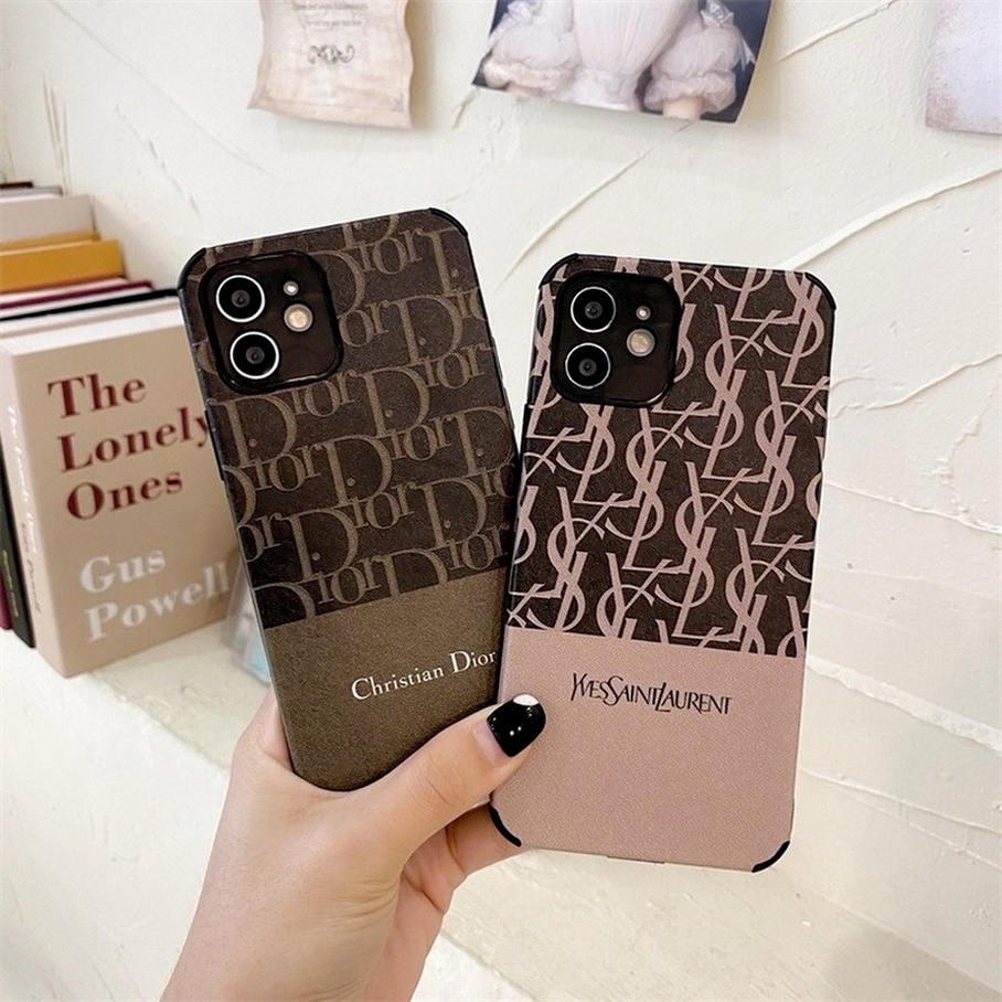Ốp điện thoại họa tiết chữ thời trang thích hợp cho iPhone 13 12 11 Pro Max Se 2020 Xr X 7 8 Plus
