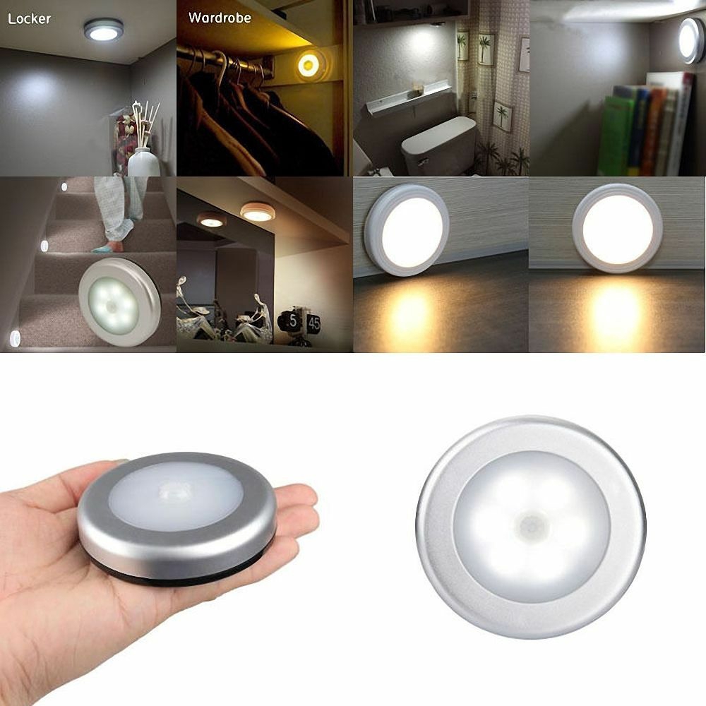 Đèn led PIR cảm biến ban đêm sử dụng pin