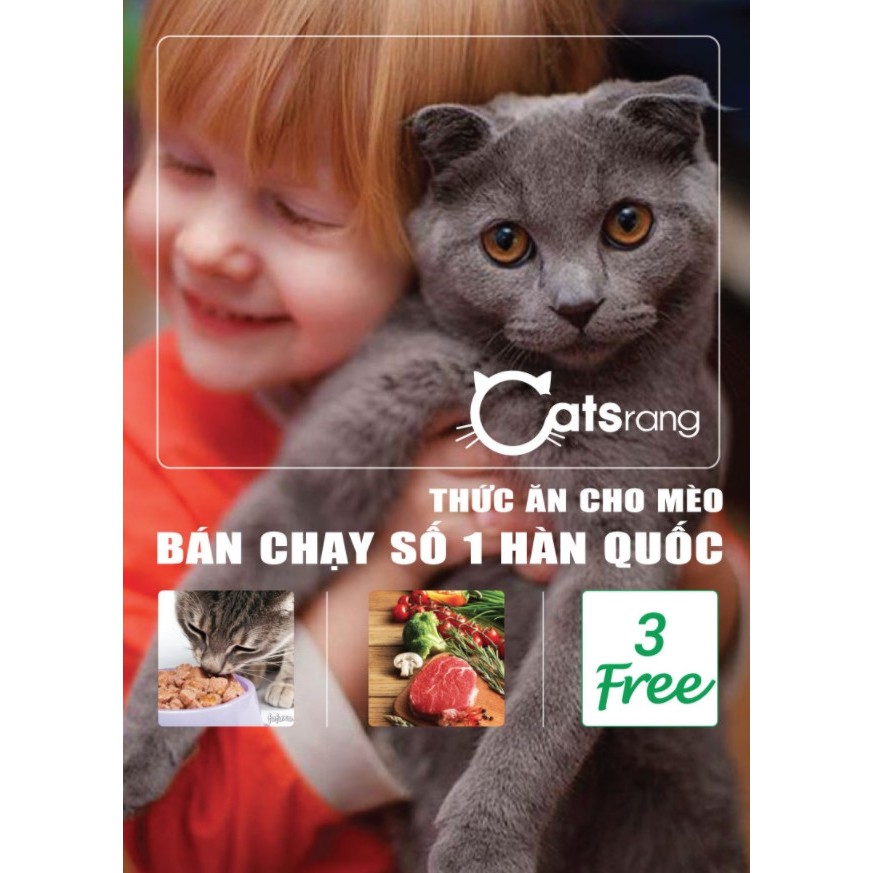 Catsrang Kitten 1,5kg - Hạt thức ăn khô Mèo con