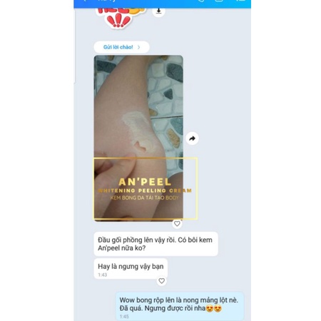 KEM BONG DA BODY AN'PEEL