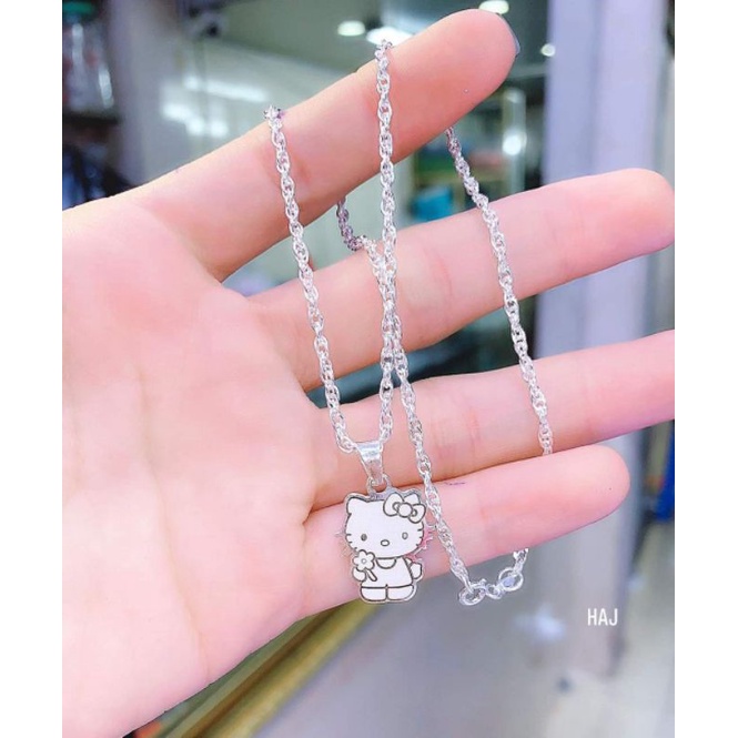 DÂY CHUYỀN MÈO KITTY BẠC BÉ GÁI