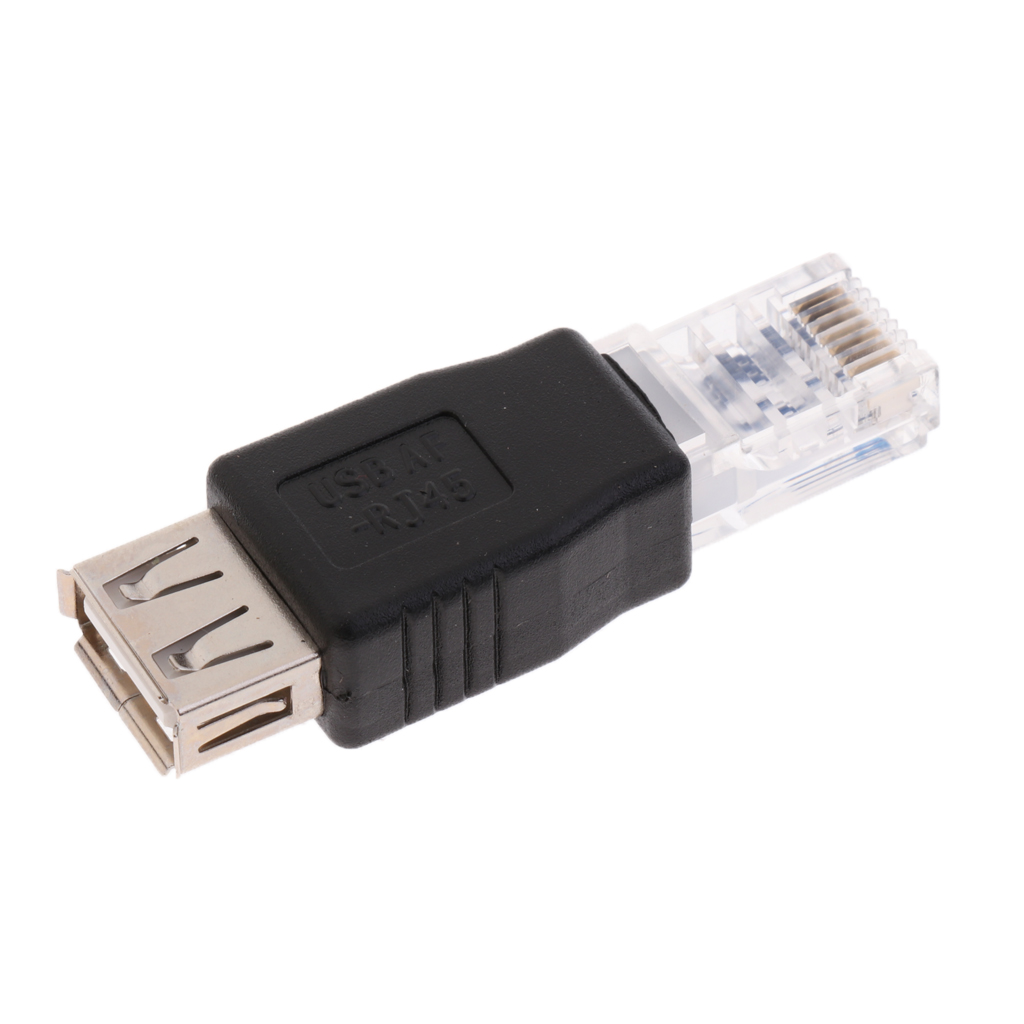 Bộ 2 Đầu Chuyển Đổi Ethernet Male Sang Usb2.0 Female