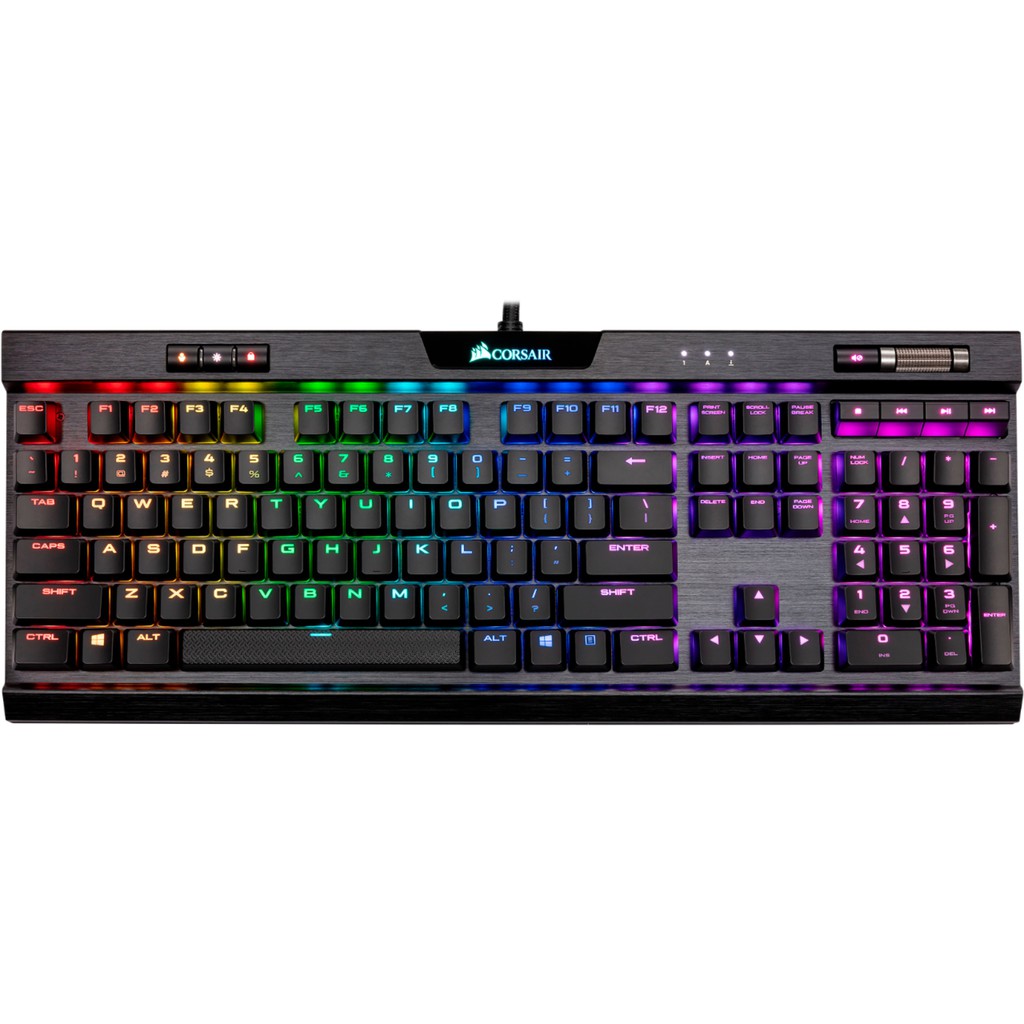 Bàn phím cơ gaming Corsair K70 RGB MK.2 LOW PROFILE RAPIDFIRE