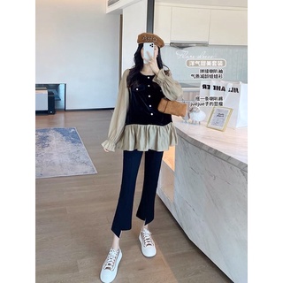 Quần bầu Xẻ Gấu Thời trang
