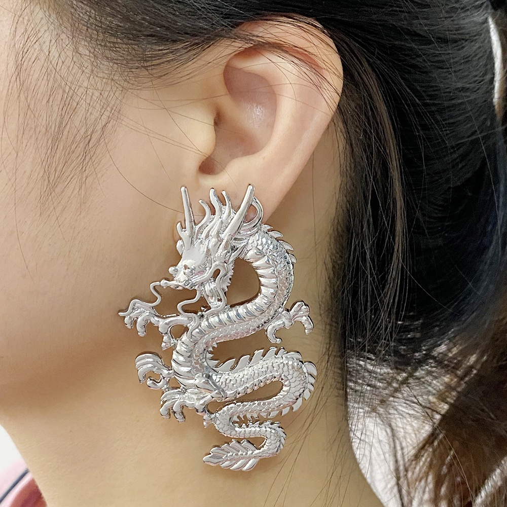 Bông Tai Hình Rồng Thời Trang Cá Tính