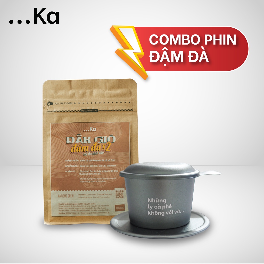 Phin pha cà phê, Phin pha cafe chất liệu NHÔM cao cấp thiết kế độc đáo thương hiệu Ka Home brew - KaHomebrew