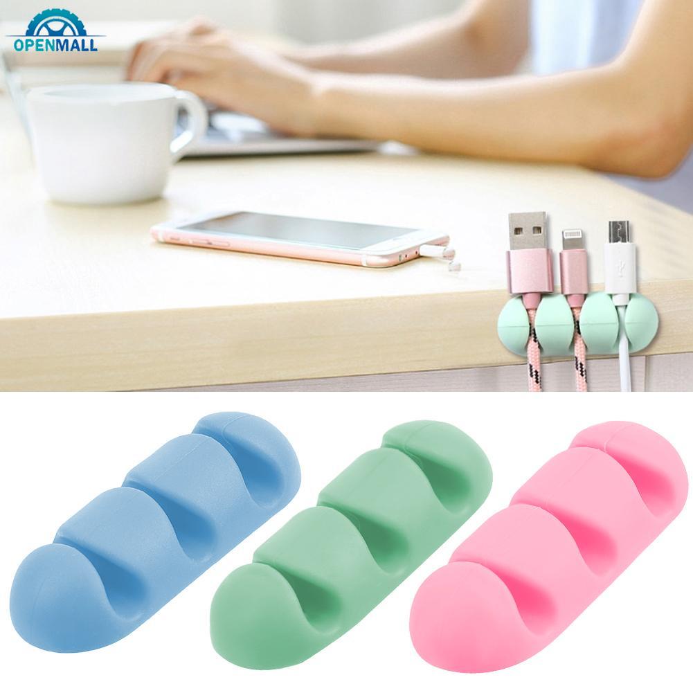 Kẹp Giữ Dây Cáp Chất Liệu Silicone Tự Dính Tiện Dụng