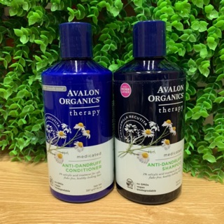 Dầu gội, xả hữu cơ dành cho tóc gàu Avalon Organics 414ml