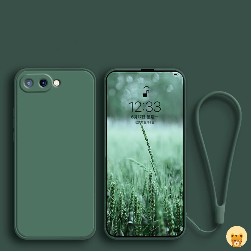 Ốp Điện Thoại TPU Silicone Mềm Có Dây Đeo Thời Trang Cho Oppo A3S A12E
