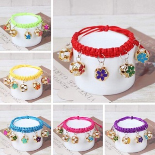 Vòng cổ 5 chuông dây rút cho chó mèo 1-7kg