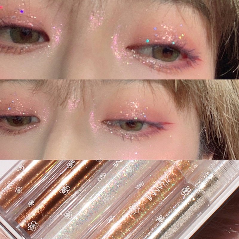 Phấn Mắt Dạng Lỏng Sắc Tố Cao Nhanh Khô 5 Màu Sắc Starlight