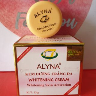 Lốc 12 hủ kem dưỡng trắng da alyna 15g.