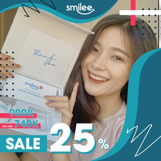 [Tặng Băng đô tai thỏ cà rốt +Giảm 25%+Freeship] Bộ Kit tẩy trắng răng tại nhà SMILEE - Chính hãng, Nhập khẩu USA