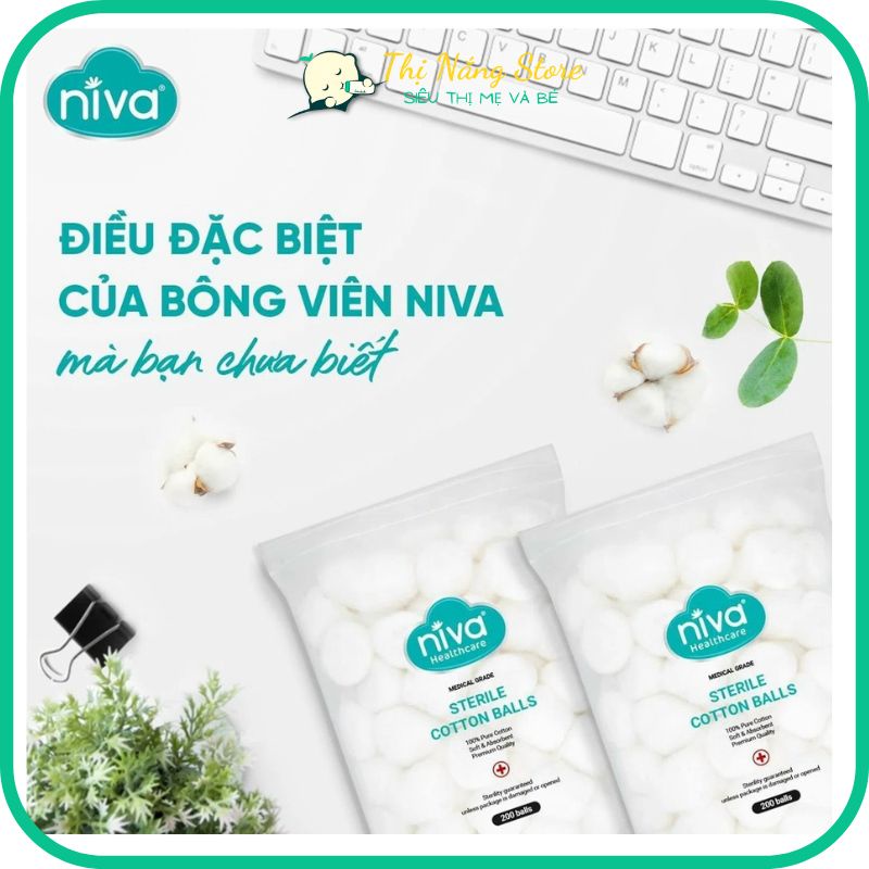 Bông gòn đút tai cho mẹ sau sinh, dùng trong y tế, nút nhét lỗ tai, trang điểm Thị Nắng Store