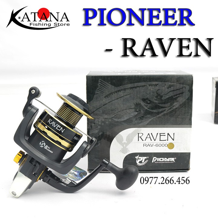 Máy Câu Cá PIONEER - Raven 6000 / Falcon 6000 / Stinger 6000