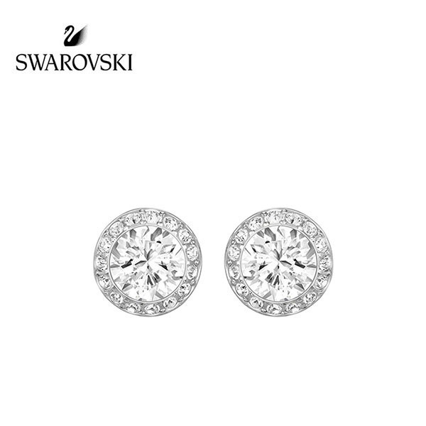 Swarovski Bông Tai Mạ Vàng Đính Đá Sang Trọng Cho Nữ