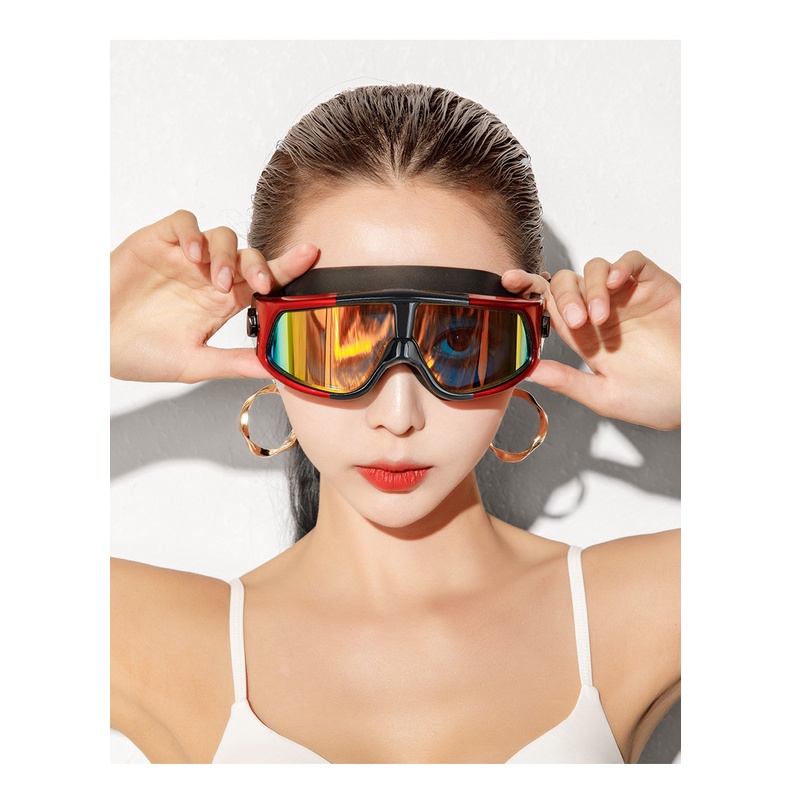 Kính Bơi Chống Sương Mù Khung Lớn Tiện Dụng Cho Nam Và Nữ