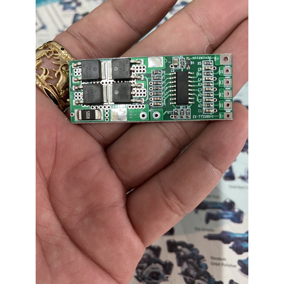 Mạch ghép 5S 18V 10A bảo vệ pin Li-ion 3.7V dùng ghép với mạch zin. BN.