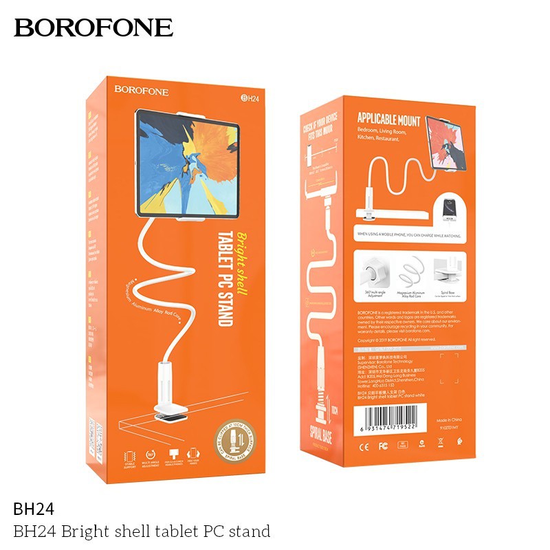 Kẹp điện thoại ipad cao cấp đa năng dùng cho ipad và điện thoại BOROFONE BH24 Siêu bền | BigBuy360 - bigbuy360.vn